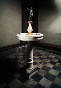 Stoup with Statue of St John the Baptist by Francesco da Sangallo