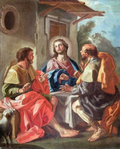 The Supper at Emmaus by Francesco de (attr. to) Mura