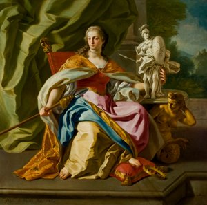 Allegory of the nobility of the order of Malta, 1747 by Francesco de Mura