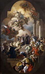Vision of St. Benedict by Francesco de Mura