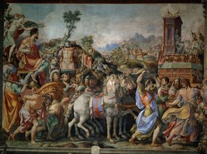 The Triumph of Marcus Furius Camillus, from the Sala dell
