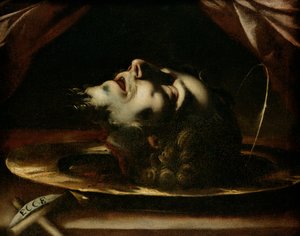 The Head of St. John the Baptist by Francesco del Cairo