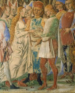 The Hall of the Month, The Month of June, Palazzo Schifanoia, Ferrara, Italy by Francesco del Cossa