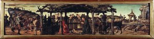 The Nativity of Jesus, Painting by Francesco del Cossa, Dresden, Gemaldegalerie by Francesco del Cossa