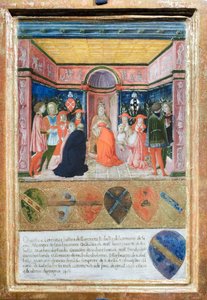 Pius II Appoints Cardinal His Nephew Francesco Tedeschini Piccolomini by Francesco di Giorgio Martini
