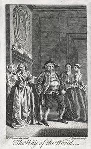 Scene from The Way of the World, by William Congreve, Engraving by Charles Grignon from a Drawing by Francis Hayman