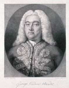 George Frederick Handel engraved by Frederick Christian Lewis I 1828 by Francis (after) Kyte