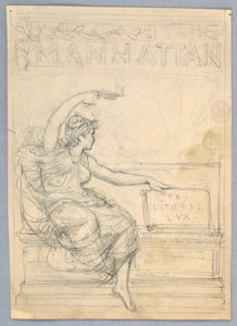 Design for the Cover of the Manhattan Illustrated Monthly Magazine