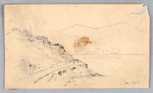 Italian Coast Town by Francis Augustus Lathrop