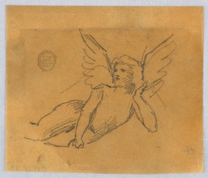 Sketch for Putto by Francis Augustus Lathrop
