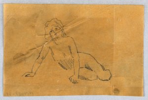 Sketch for Putto by Francis Augustus Lathrop
