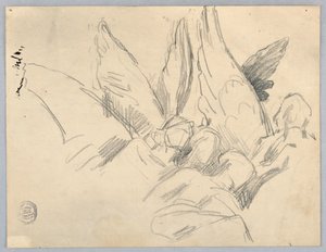 Sketch of Four Angels by Francis Augustus Lathrop