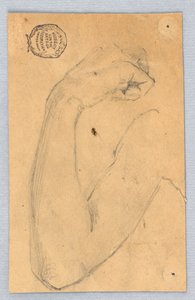 Sketch of Right Arm by Francis Augustus Lathrop