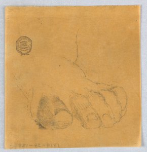 Sketch of Toes by Francis Augustus Lathrop