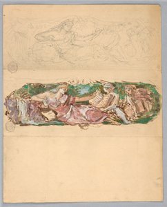 Studies for a Wall Panel by Francis Augustus Lathrop