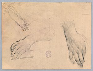 Studies of Hands by Francis Augustus Lathrop