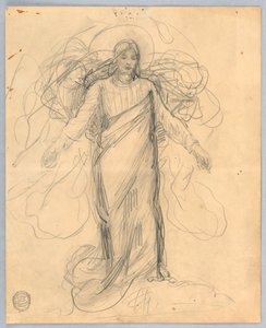 Study for Christ, Chancel of St. Bartholomew, New York