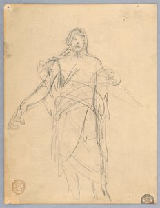 Study for Christ, Chancel of St. Bartholomew, New York by Francis Augustus Lathrop