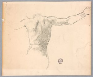 Study for "Diana and Her Attendants among the Constellations" by Francis Augustus Lathrop