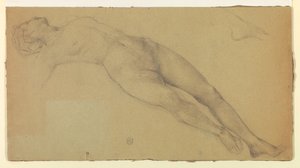 Study for "Diana and Her Attendants among the Constellations" by Francis Augustus Lathrop