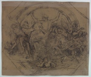 Study for "Zodiac" by Francis Augustus Lathrop