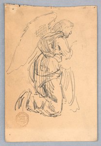 Study for an Angel in Adoration by Francis Augustus Lathrop