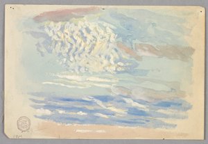 Study of Clouds, Rome, Italy by Francis Augustus Lathrop