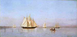 Haverstraw Bay on the Hudson by Francis Augustus Silva