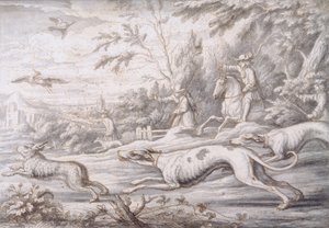 Hare Hunting by Francis Barlow