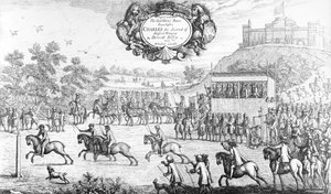 The Last Horse Race Run before Charles the Second of Blessed Memory by Dorsett Ferry, near Windsor Castle, August 24th 1684 by Francis Barlow