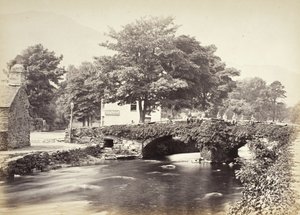 Beddgelert, The Bridge & Moel Hebog, No. 3 (518) by Francis Bedford