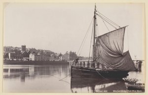 Bideford Bridge from River Bank by Francis Bedford