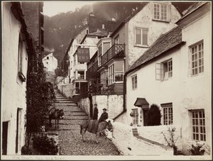 Clovelly, New Inn & Street by Francis Bedford