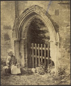 Door, Rivaulx Abbey by Francis Bedford