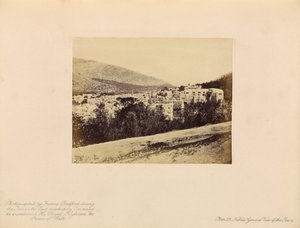 Nablus - General View of the Town by Francis Bedford