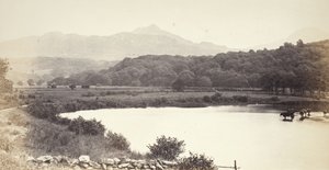 River Glaslyn and Mountains by Francis Bedford