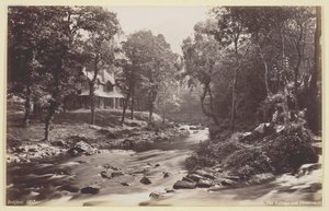 Watersmeet, The Cottage and Streams, 1860-94 by Francis Bedford