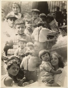 Photomontage of Children by Francis Bruguière