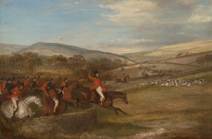 The Berkeley Hunt, 1842: Full Cry by Francis Calcraft Turner
