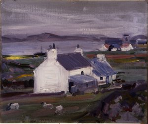 Farmsteading, Iona, Auchabhaich Croft by Francis Campbell Boileau Cadell