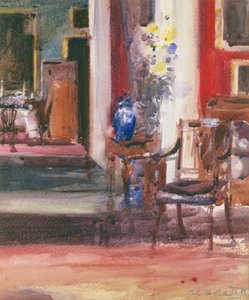 Interior of the Artists House, Ainslie Place, Edinburgh by Francis Campbell Boileau Cadell