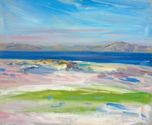 The View of the White Sands, Iona by Francis Campbell Boileau Cadell