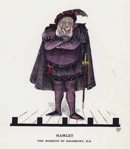 Hamlet, The Marquis of Salisbury (color lithograph)