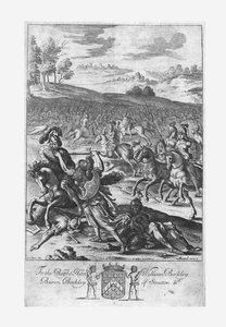 Camilla Slaying Aunus by Francis Cleyn