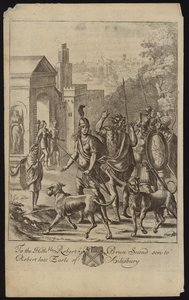 Evander and Aeneas at Palentium by Francis Cleyn