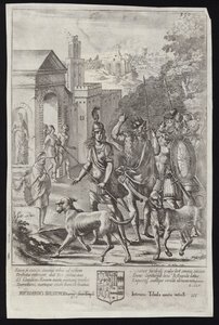 Evander and Aeneas at Palentium by Francis Cleyn