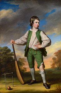 The Young Cricketer - Portrait of Lewis Cage by Francis Cotes