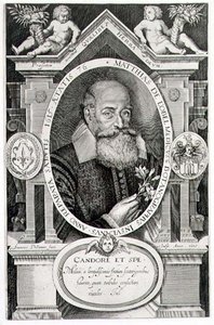 Portrait of Matthias de Lobel, Engraved by the Artist