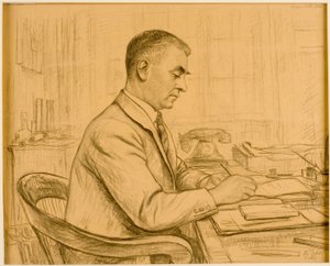 The Superintendent, Birtley (Leonard S. Flatman) by Francis Dodd
