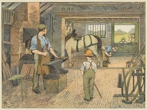 Blacksmith by Francis Donkin Bedford